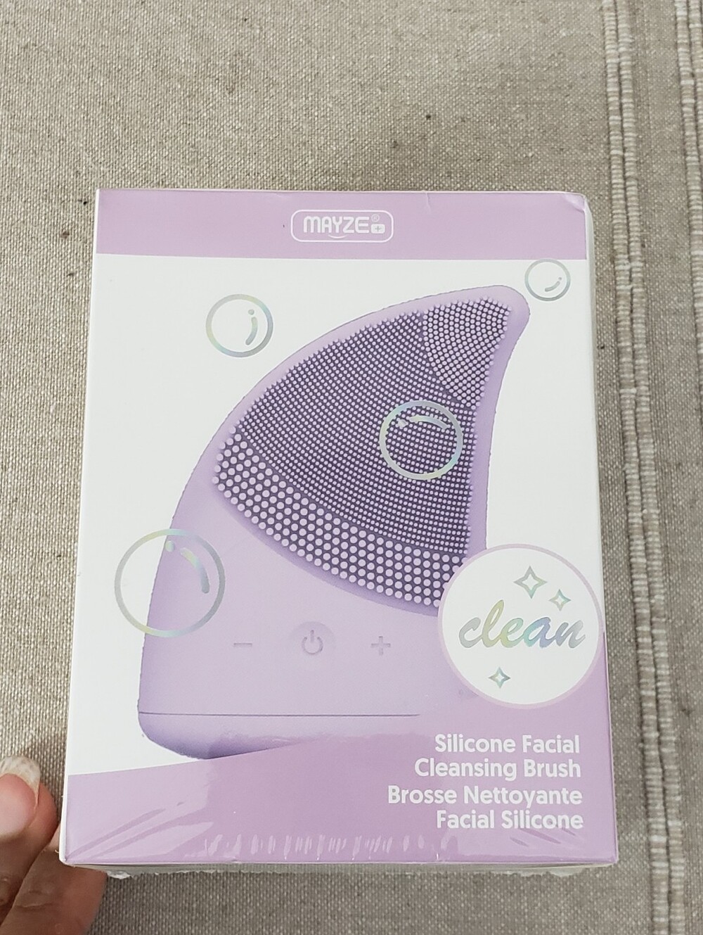MAYZE NIB Silicone Facial Cleansing Brush - Lavender